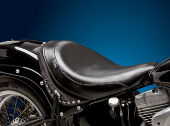 Standard Black Le Pera Bare Bones Solo Seat for 08-14 Harley FLSTC 