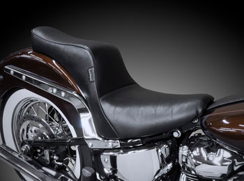 Le Pera Harley Softail Deluxe Classic Caoutchouc 200 08-17 Selle Le Pera Bare OS