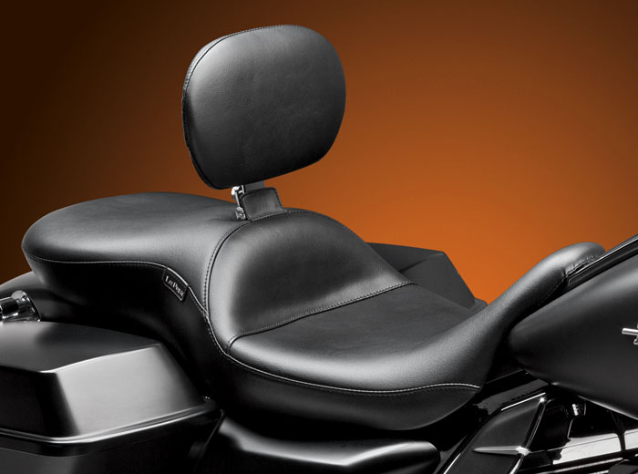 Le Pera Maverick Smooth Seat & Backrest fits 2008-2024 Harley Touring LK-957BRS